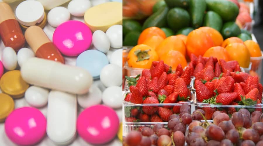 Medicine vs fruit